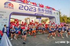 2小时38分，冠军出炉！万人齐聚珠海马拉松，领略山海岛滩图片