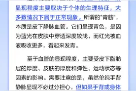 手背上“青筋”暴起说明有病？图片