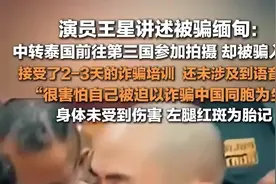 演员王星讲述被骗缅甸：接受了2-3天的诈骗培训，还未涉及到语音培训图片