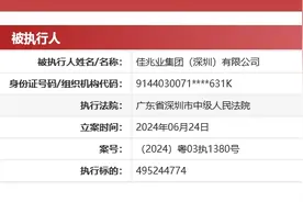 佳兆业集团(深圳)新增被执行4.95亿图片