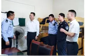 陈睿到湘乡棋梓派出所督导调研图片