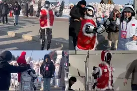 再续冰雪奇缘！“深圳造”人形机器人亮相亚冬会图片