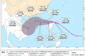 台风蓝色预警！“银杏”加强为超强台风，将影响我国南部海域！图片