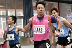 6.65秒！“电白飞人”陈冠锋夺冠图片