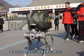 泰山机器狗“2.0版”上线：马斯克点赞，未来能驮着人上山图片