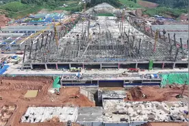 宜昌北站建设稳步推进图片