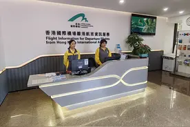 中山首个香港国际机场候机楼正式运营 每日发车16班图片