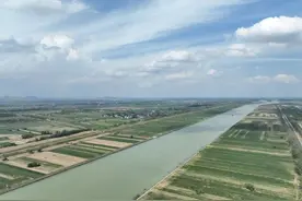 中交一航局二公司京杭运河枣庄段二级航道整治工程通过预验收图片