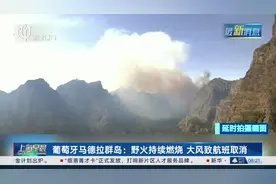 葡萄牙马德拉群岛：野火持续燃烧 大风致航班取消视频封面