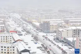 内蒙古锡林郭勒盟迎来降雪图片