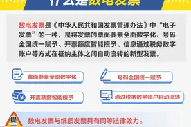 一图看懂｜下个月起全国推广应用“数电发票”图片