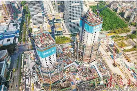 “空中造楼机”实现4天一层楼图片