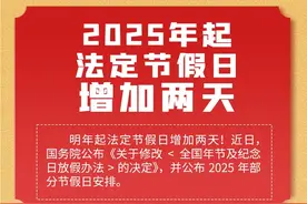 春节、劳动节各增1天！国办发布2025年节假日安排图片