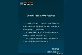 问界M9对撞大货车事故，赛力斯发布声明：事故发生前车辆已退出智驾，车辆制动、转向及加速功能正常图片