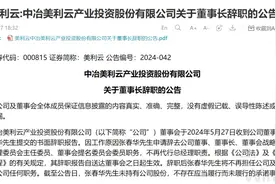 又一家A股上市公司董事长，辞职！图片