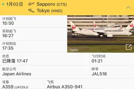日航一架A350客机降落时起火，机上379人已全部撤离图片