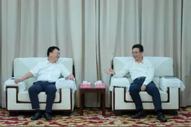 区领导会见中国五冶集团党委副书记、总经理张刚一行图片