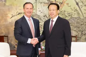 美国这家公司在上海投资40年，龚正市长会见，期望优势互补深化合作图片