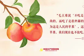 学习·故事丨“这样的苹果，我们现在也不能吃”图片