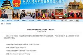 我使馆今起向符合条件的泰国商务人员颁发“澜湄签证”图片
