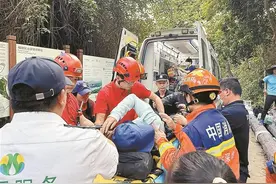 树林茂密直升机无法悬停索降 空中120也有鞭长莫及时 市急救中心提醒市民户外活动别走“野路子”图片