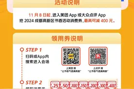 成都高新区连续3天发放100万消费券！抢券攻略请收好图片