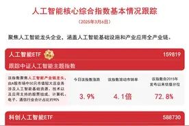 Manus点燃AI行情，科创人工智能ETF (588730)今日换手率位居同类产品第一图片