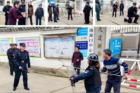 歙县南源口中心学校开展最小应急单元反恐防暴演练图片
