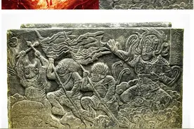 辽宁惊现哪吒“真身” 朝阳北塔地宫石函刻画最早“闹海”传奇‌图片