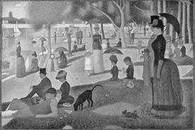 “视觉考古”：点彩与分色的绘画实验图片