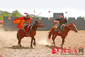 大型实景马战表演《三打祝家庄》将亮相泌阳角子山图片