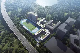 新进展！深圳市高级中学高中园（有为高中）宿舍楼封顶图片