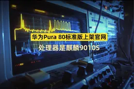 华为Pura 80标准版上架官网：处理器是麒麟9010S