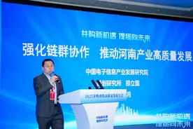 中国电子信息产业发展研究院邵立国：强化链群协作，加快河南产业集群综合竞争力提升图片