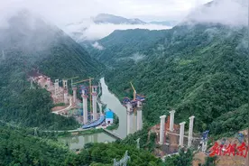 城龙高速湖南段加快建设图片