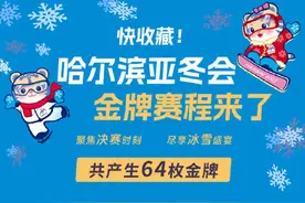 哈尔滨亚冬会金牌赛程请收藏！图片