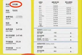 52岁的昆明市长跑全马破四，“个人名义参赛”也不妨高调宣传图片