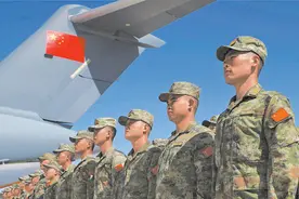 “和平团结-2024”联合演习 中方参演部队抵达演习地域图片