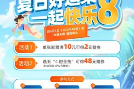 夏日好运来，快乐8游戏700万元赠券活动欢乐开启图片