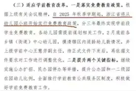 幼儿园免费了？网上名单疯传！福建情况是……图片