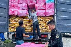 违规运输277箱一次性不可降解塑料制品进入海南岛 一货车司机被罚1.2万元图片