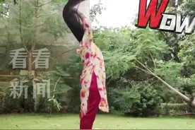 2.36米！印度一46岁女子创下世界最长头发纪录图片