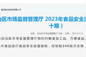 ​宁夏回族自治区市场监督管理厅2023年食品安全监督抽检信息公示（第六十期）图片