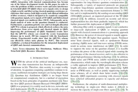 中国电信研究院国际首创双场量子密钥分发共纤传输架构与方案图片