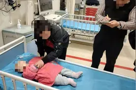 上海一幼儿误食降压药，出现发烧等症状十分危急，送医时又遭遇早高峰拥堵……图片