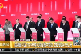临港新片区2025年重大项目集中签约 总投资达428亿元视频封面