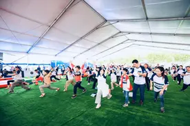 奥运冠军吴敏霞助阵！上海市体能大赛静安站举行图片