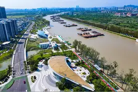 增添活力与乐趣 他们在苕溪岸畔造“双鱼”图片