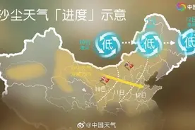 北京发布沙尘蓝色预警 预计傍晚来袭图片