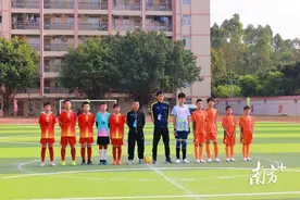 2024年阳江高新区小学生校园足球赛激情开赛图片